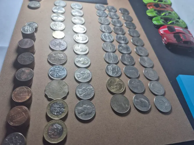 Moedas americanas antigas