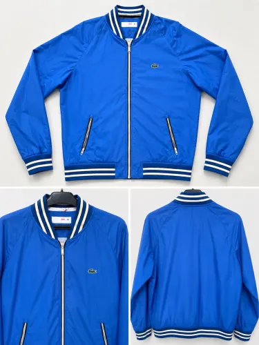Jaqueta Bomber Lacoste Azul Original