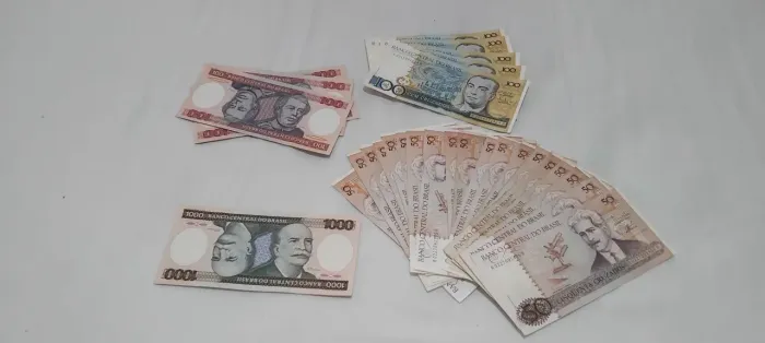 Cedulas Dinheiro antigo