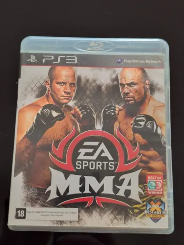 Jogo MMA PS3 Mídia Física Original Excelente Estado Usado
