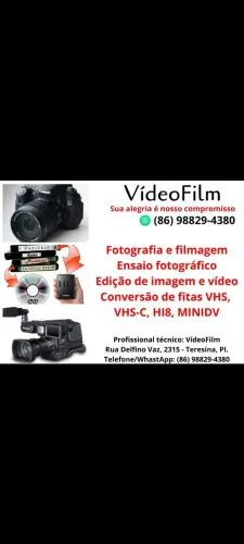 Faço Filmagens em Geral.