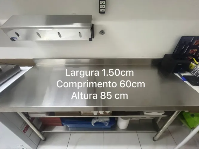 Mesa Inox Industrial 1,50m