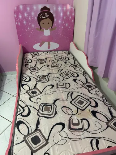 Cama Bailarina infantil tamanho solteiro 
