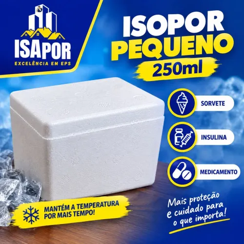 ISOPOR PEQUENO 250ml