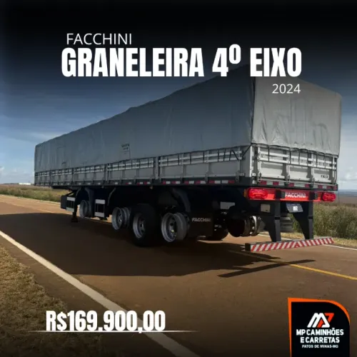 CARRETA GRANELEIRA 4º EIXO FACCHINI