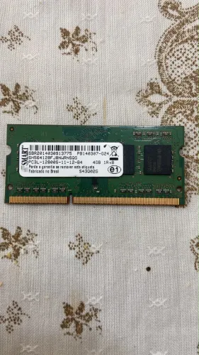 Memória Ram 4gb Ddr3 Smart 1rx8 Sodimm Verde-escuro