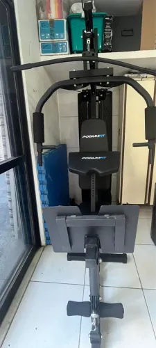 Estação de musculação Podiumfit ME 500 80kg Legpress Scott