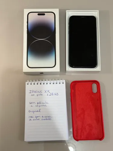 iPhone XR 128GB Preto - Original e Muito Conservado