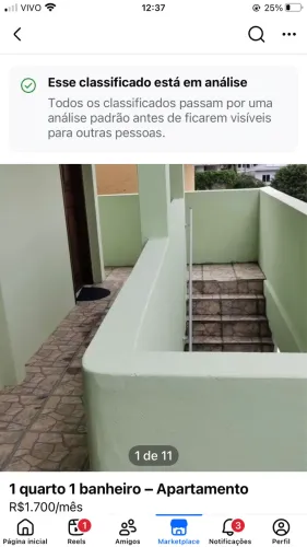 Kitnete R$ 1.700,00 reais mensais contato Lauri *