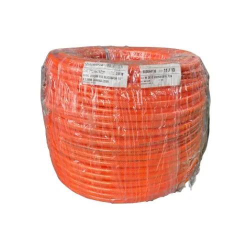MANGUEIRA JARDIM ECO SILICONADA 1/2'' X 2,0MM LARANJA 200M