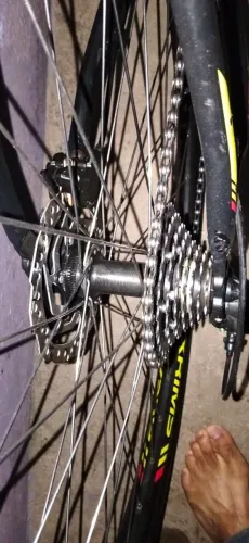 Bicicleta aro 29 toda Shimano toda revisada chama que dá negócio não aceito troca só vendo