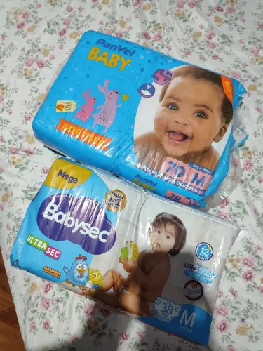 Fraldas tamanho M - VENDA OU TROCA 
