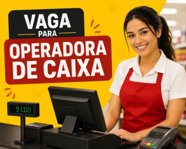 Estamos Contratando : Operadora de Caixa - Feminino