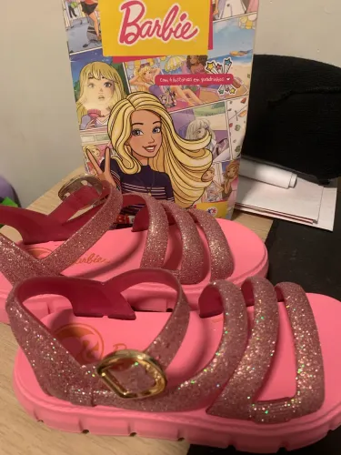 Sandália Barbie c/ Glitter