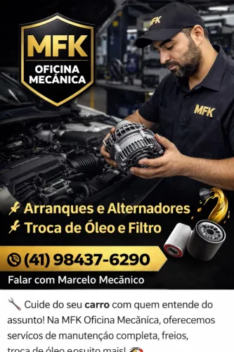 Oficina mecânica em Curitiba, especialista em arranque e alternador!!
