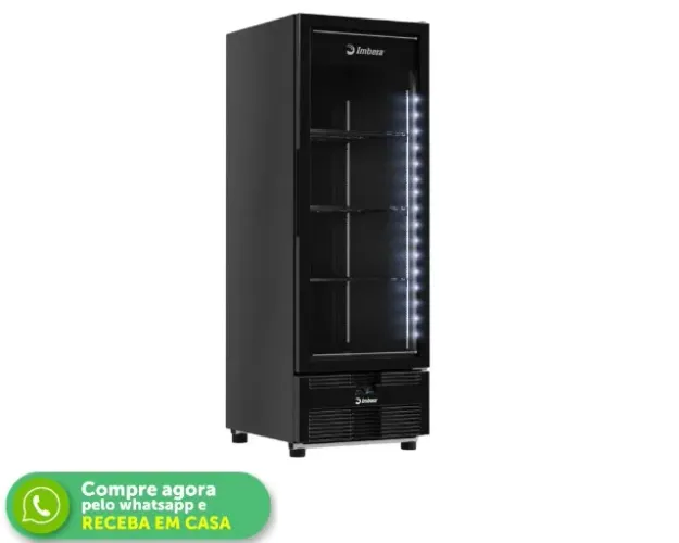 Freezer Vertical Porta de Vidro 569L Imbera