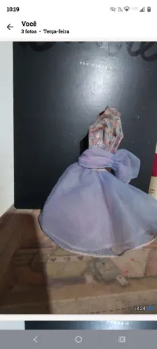 Vestido Barbie anos 80 