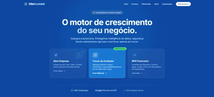 Landing page profissional em 72h ? R$950 fixo