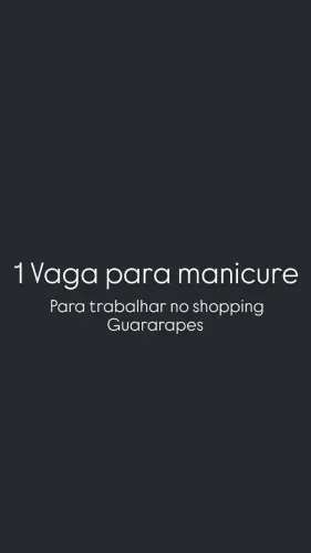 Vaga Manicure 