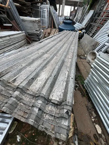 Telhas de Zinco 5.25x1.05 com manta térmica - 26,00/MT