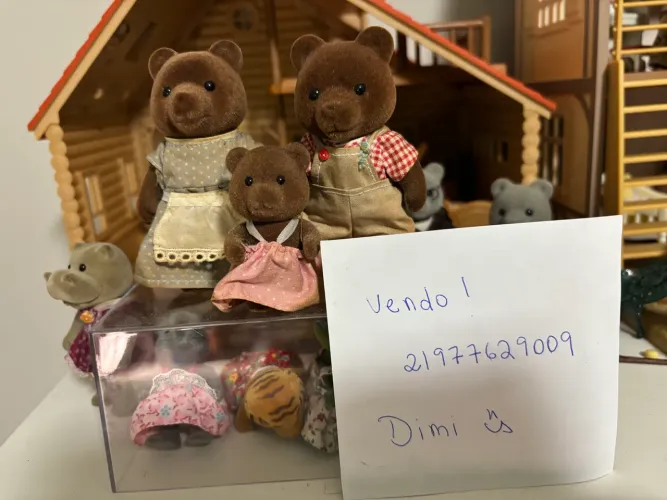 Ursos marrons Sylvanian families 
