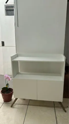 Armário Aparador Vintage Branco