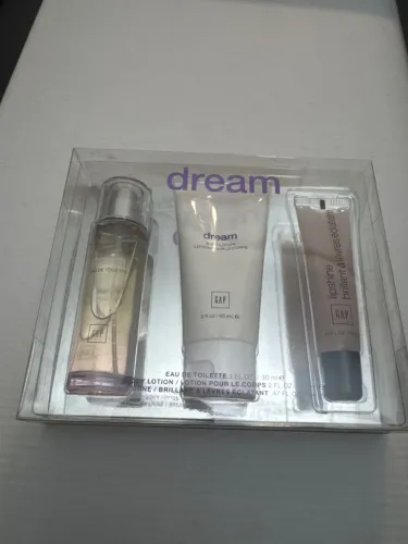 Kit GAP Dream Vintage Lacrado - Perfume + Loção + Lipshine
