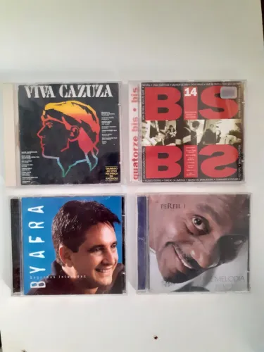 CDs combo Viva Cazuza, 14 BIS , Biafra e Luiz Melodia
