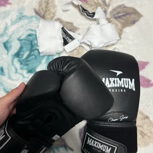 Luvas MAXIMUM 16oz + bandagem 5m