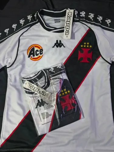 Camisa Vasco Retrô Ace 1999/2000 - Tamanho G e GG disponíveis - ENTREGA NO BRASIL INTEIRO