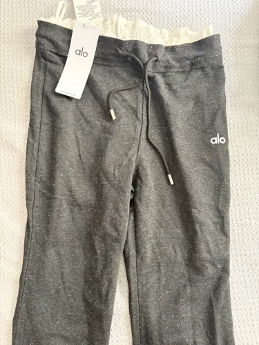 Calça de malha preta ALO original