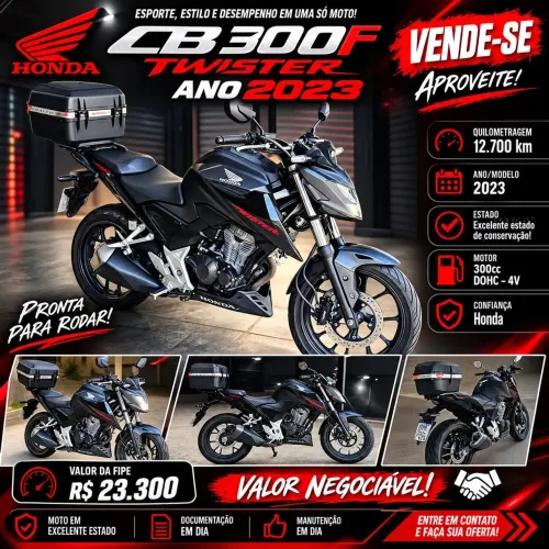 Vende-se CB 300F Twister