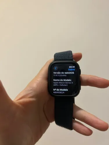 Apple Watch Series 9 41mm GPS + Cellular Midnight Impecável