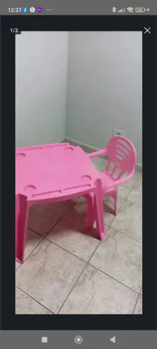 Mesa Infantil com cadeira
