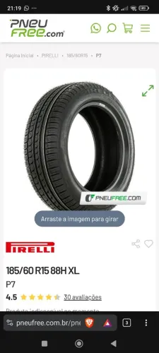 Pirelli P7 185 60 15