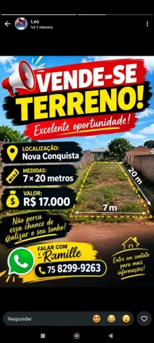 Vende-se tem conversa no valor