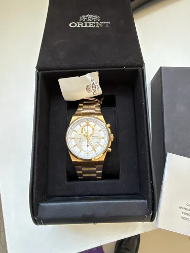 Relógio Orient Cronógrafo MGSSC035 S1KX Dourado