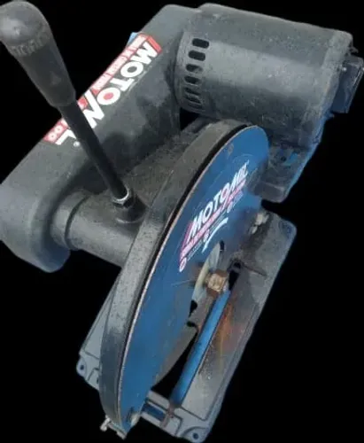 Serra Policorte cortar ferro12 Pol Trifásico SC100 Motomil 220v
