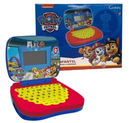 Laptop infantil Patrulha canina
