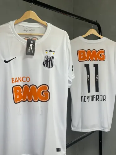 Camisa Santos Neymar 11 Branca G e GG Envio Rápido 