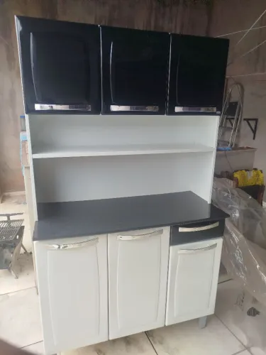 Armário/Kit de Cozinha de Aço da marca Itatiaia (Modelo Rose