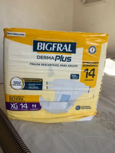 Fralda descartável para adulto