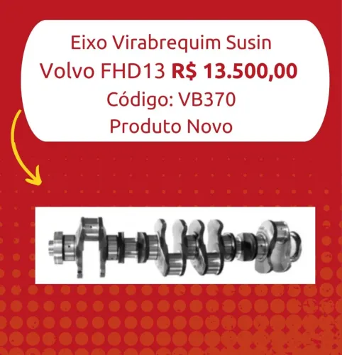 Eixo  Virabrequim Susin VB370