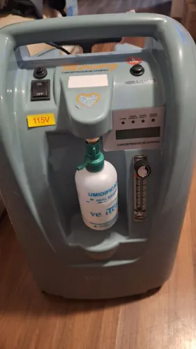 Concentrador de oxigenio e nebulizador Mercury 115 v
