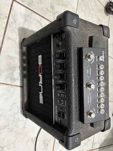 Amplificador borne + pedaleira cuvave cube baby