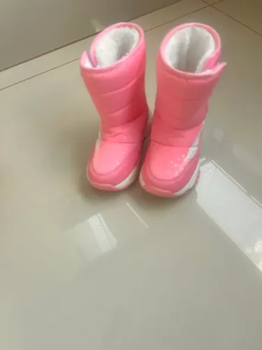 Bota de neve impermeável, infantil