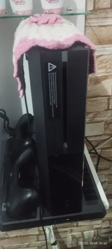 Xbox one completo 2 controles (com baterias) + 2 jogos + suporte com cooler resfriador 