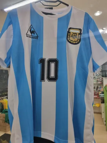 Camiseta Selecao Argentina Copa 86 Maradona 10 Retro