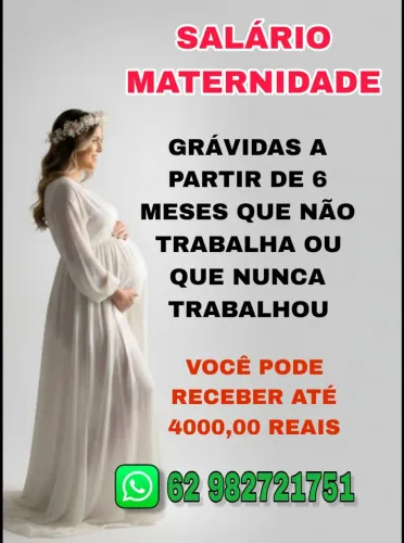 Oportunidade para gravidas