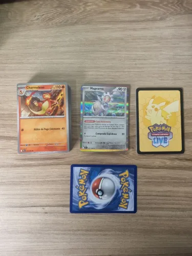 Pokémon TCG original, 50 cartas normais 10 brilhantes 10 códigos pokémon Live